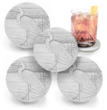 Egret Drink Coasters
