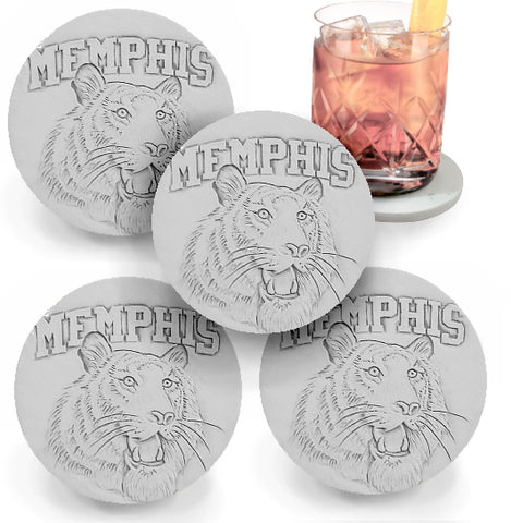 Memphis Tiger Drink Coasters
