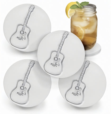 Guitar Drink Coasters