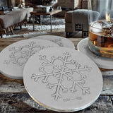 Snowflake Drink Coasters