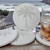 Palm Tree Drink Coasters