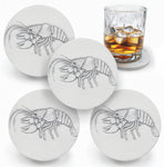 Crawfish Drink Coasters