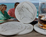 Conch Shell Drink Coasters