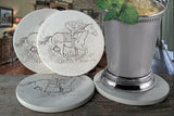 Jockey Drink Coasters