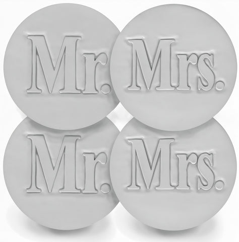Mr. & Mrs. Drink Coasters