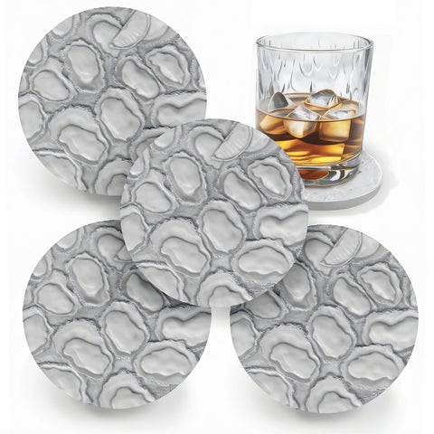 Oysters on the half shell Drink Coasters