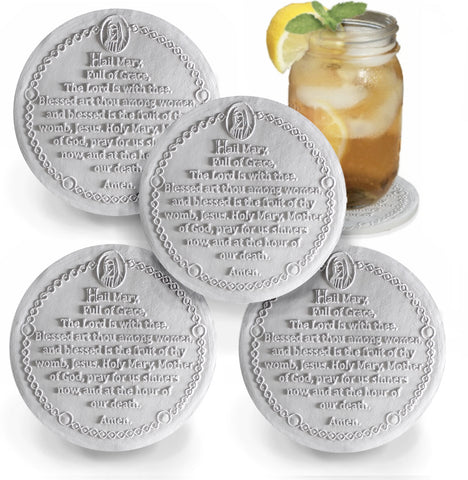 Hail Mary Drink Coaster set of 4