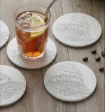 Train Coasters set of 4