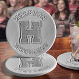 Houston Mustangs Drink Coasters