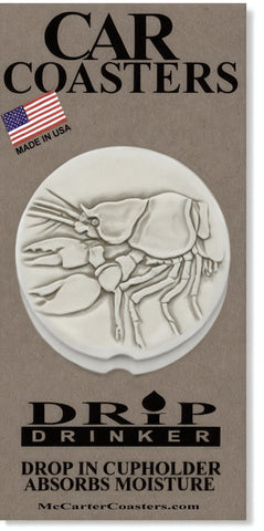 Crawfish Car Coasters