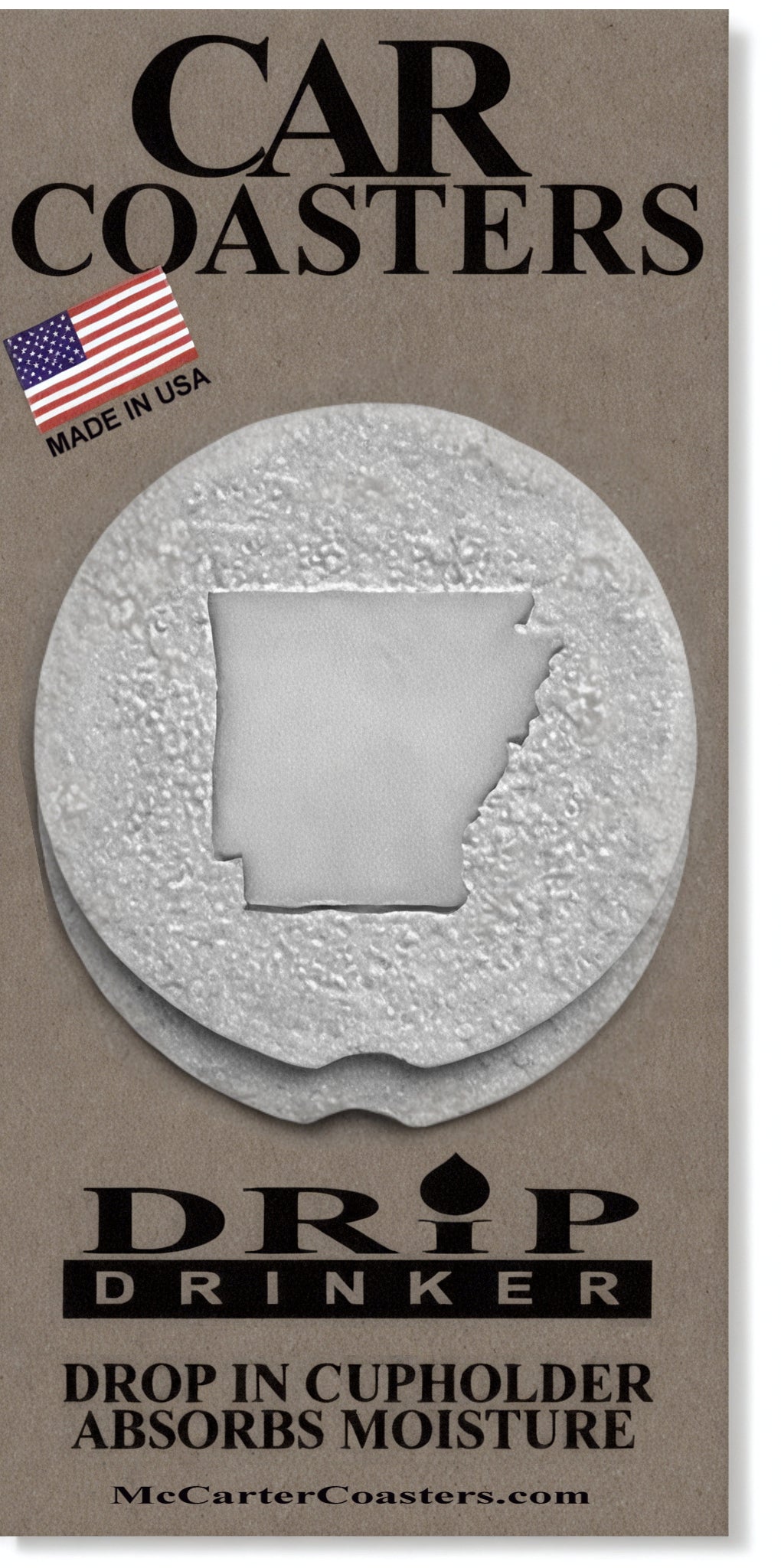 Ohio State Buckeyes Car Coaster Set (2-Pack) - 2.67" Licensed Fan Accessory For Cup Holders, Magnolia Lane Brand