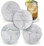 Assorted Shore Birds (set of 4) Pelican | Ibis | Egret | Heron
