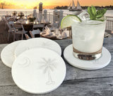 Palmetto And Moon Drink Coasters