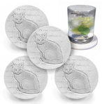 Cat Drink Coasters