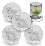 Cat Drink Coasters