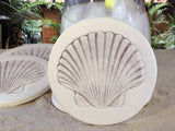 Scallop Shell Drink Coasters
