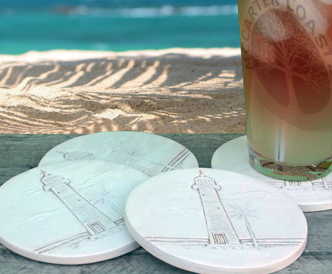 Lighthouse Drink Coasters