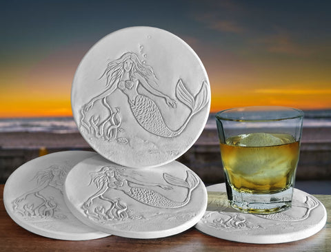 Mermaid Drink Coasters