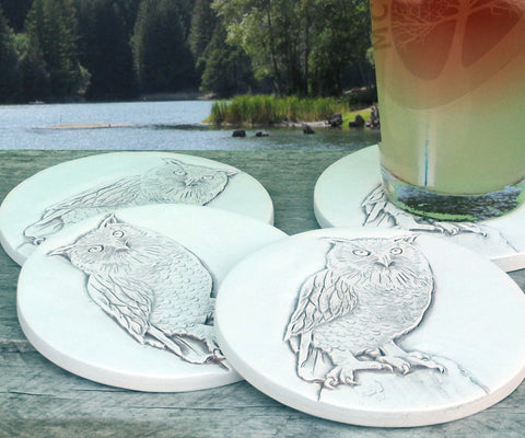 Owl Drink Coasters