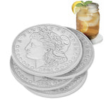 Silver Dollar Drink Coasters