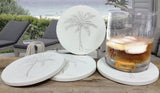 Palm Tree Drink Coasters