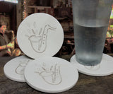 Saxophone Drink Coasters
