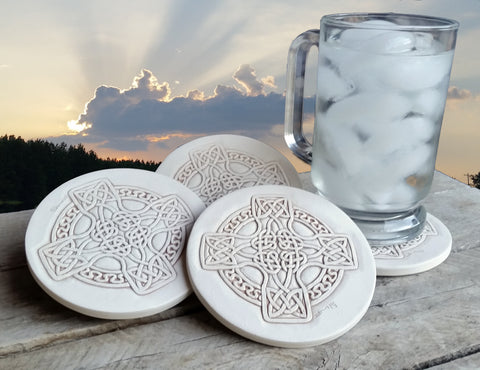 Celtic Cross Drink Coasters