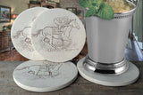 Jockey Drink Coasters
