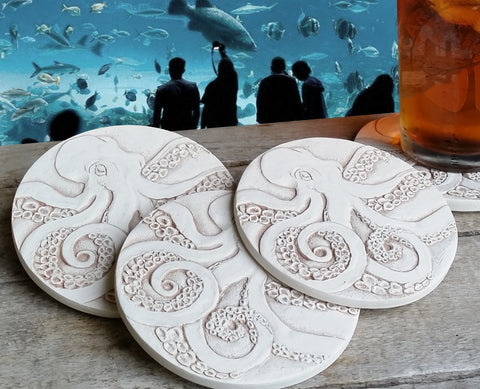 Octopus Drink Coasters