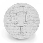Ale beer glass drink coaster
