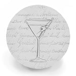 Martini Glass Drink Coasters