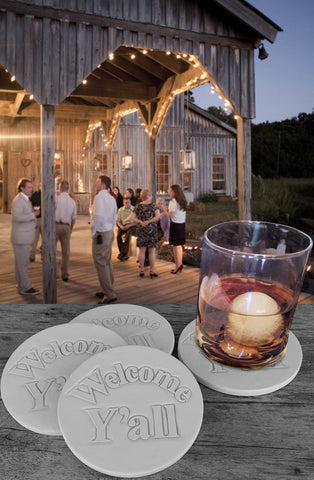 Welcome Y'all Drink Coasters
