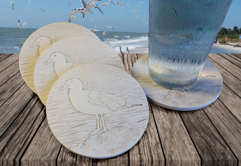 Seagull Drink Coasters