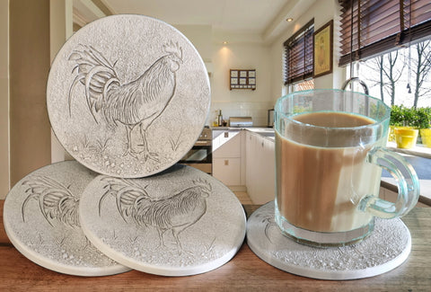 Rooster Coasters