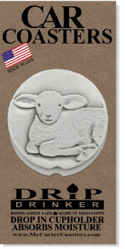 Lamb Car Coasters