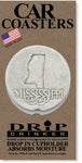Mississippi Car Coasters