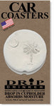 Palm & Moon Car Coasters