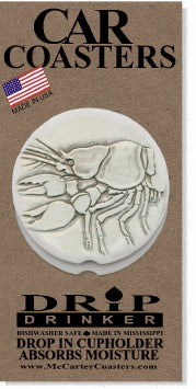 Crawfish Car Coasters