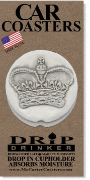 Crown Car Coasters