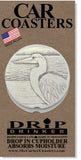 Egret Car Coasters