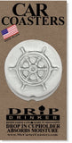Captain's Wheel Car Coasters