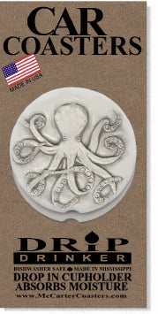 Octopus Car Coasters