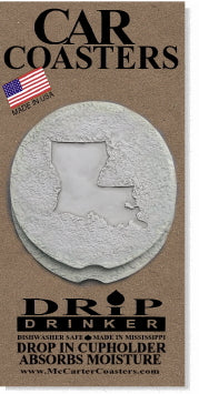 Louisiana Stone Car Coasters