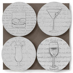 Cocktail Glass Drink Coasters