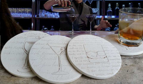 Cocktail Glass Drink Coasters