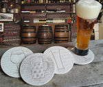Beer Glass Assorted Drink Coasters