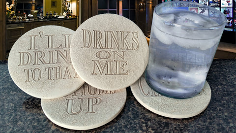 Drink Phrases Drink Coasters