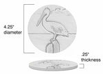 Pelican Drink Coasters