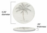 Palm Tree Drink Coasters